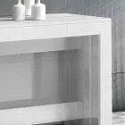 Console extensible à 300 cm de l'entrée ou du salon en bois - Katharina Viadurini