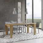 Console extensible jusqu'à 300 cm en bois Made in Italy - Trône Viadurini
