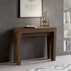 Console extensible jusqu'à 300 cm en bois Made in Italy - Trône Viadurini