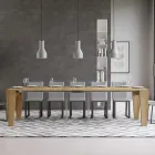 Console extensible jusqu'à 300 cm en bois Made in Italy - Trône Viadurini