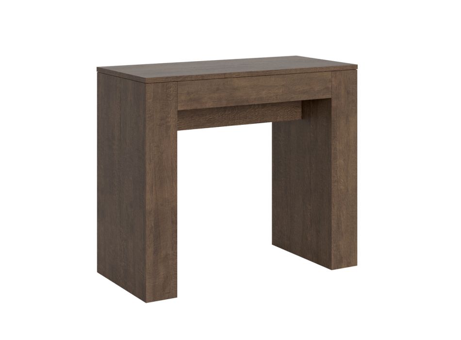 Console extensible jusqu'à 302 cm avec support central Made in Italy - Bottes Viadurini