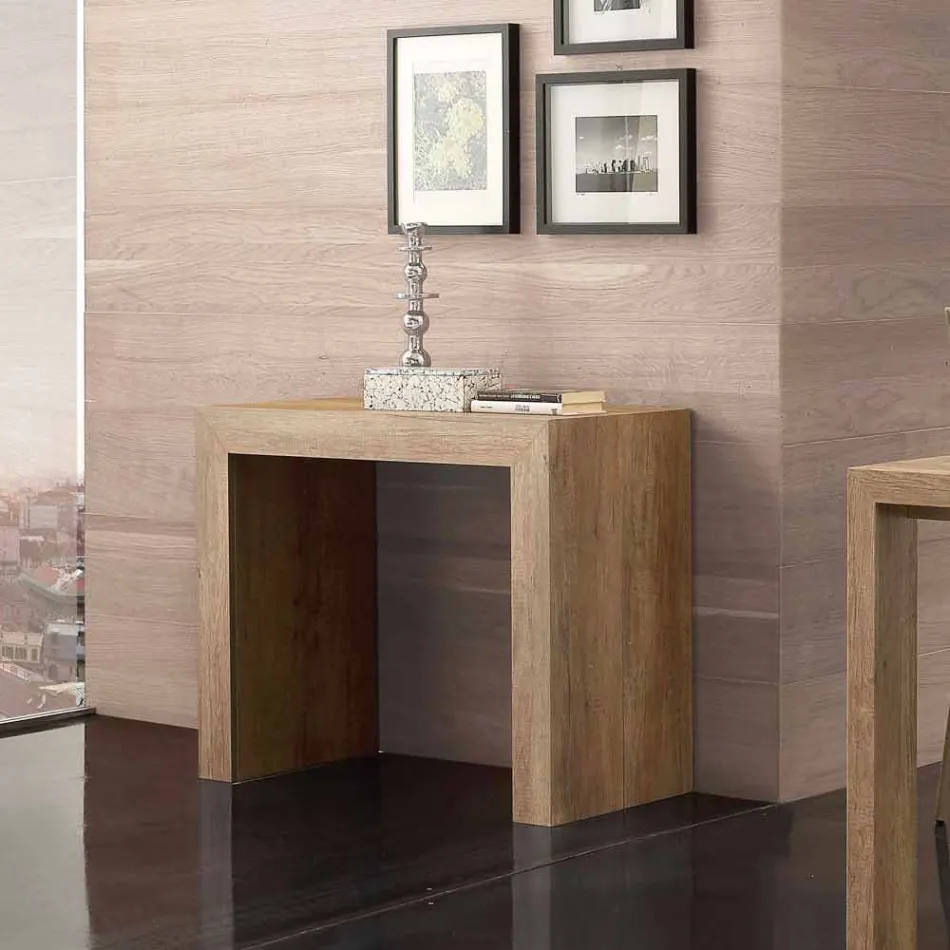 Console extensible jusqu'à 295 cm en mélaminé pliable Uri Viadurini