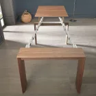 Console extensible jusqu'à 295 cm en bois design Made in Italy - Temocle Viadurini