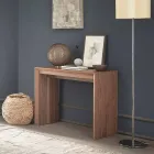 Console extensible jusqu'à 295 cm en bois design Made in Italy - Temocle Viadurini