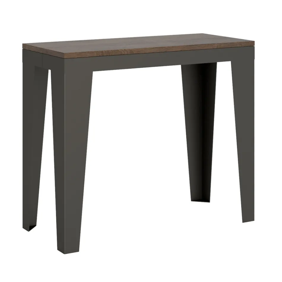 Console Extensible jusqu'à 300 cm en Microparticules de Bois Made in Italy – Flamber Viadurini