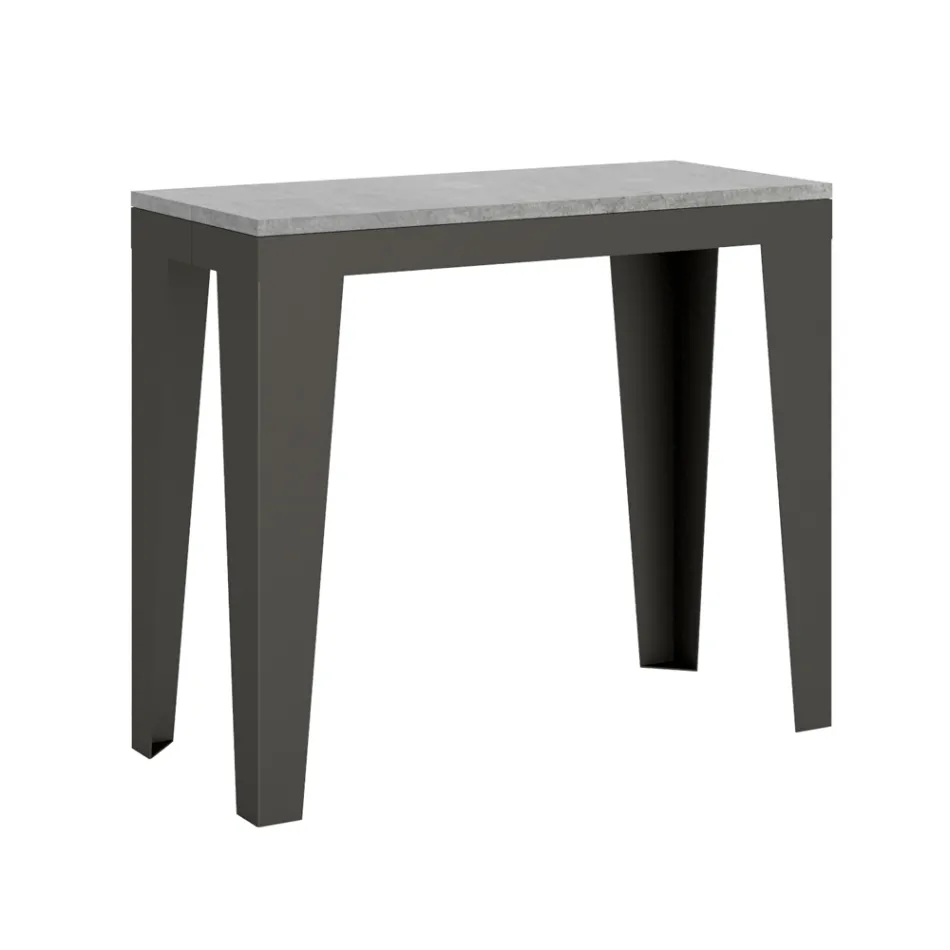 Console Extensible jusqu'à 300 cm en Microparticules de Bois Made in Italy – Flamber Viadurini