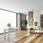 Console extensible en bois de frêne avec rallonges Made in Italy - Gandalf Viadurini