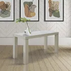 Console extensible en bois de frêne avec rallonges Made in Italy - Gandalf Viadurini