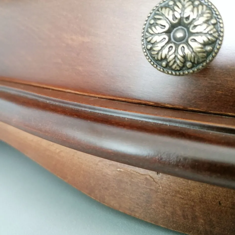 Console suspendue en bois Bassano fabriquée en Italie - Tinia Viadurini