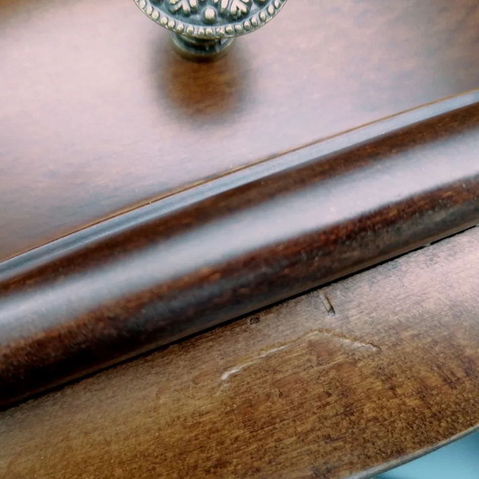 Console suspendue en bois Bassano fabriquée en Italie - Tinia Viadurini