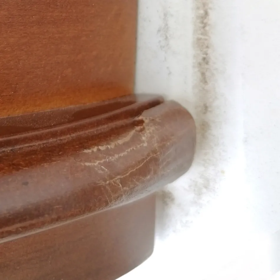 Console suspendue en bois Bassano fabriquée en Italie - Tinia Viadurini