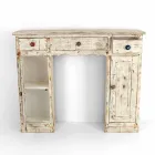 Consolle artisanale en bois de sapin massif Fabriqué en Italie - Carminia Viadurini