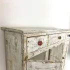 Consolle artisanale en bois de sapin massif Fabriqué en Italie - Carminia Viadurini