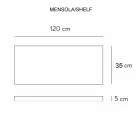 Console de salle de bain avec vasque et étagère en grès cérame 4 finitions - Ramina Viadurini