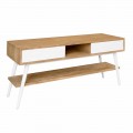 Table console design moderne en teck naturel Pistoia