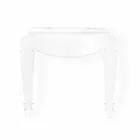 Console design en plexiglas transparent produite en Italie, Africo Viadurini
