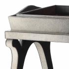 console design moderne avec plateau poney gris Felicia Viadurini
