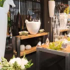 Console de conception à double plateau rectangulaire en chêne Aida Viadurini