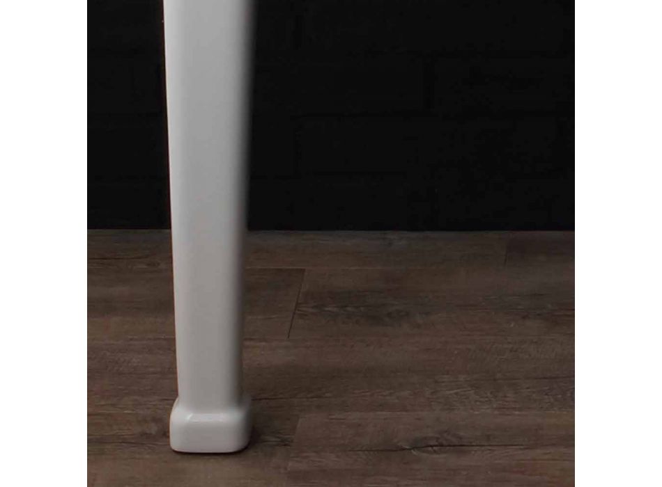 Double console sur les jambes dans le style de la poterie 900 « Serenity Viadurini
