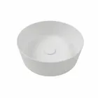 Console et étagère de salle de bain en Gres et lavabo en Vetrochina, 4 couleurs - Rametina Viadurini