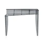 Console Fixe avec 4 Compartiments de Rangement d'Objets en PMMA Made in Italy - Aladdin Viadurini