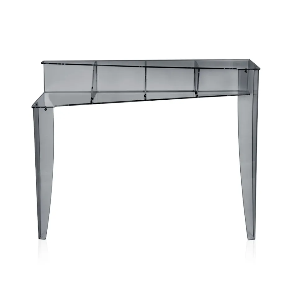Console Fixe avec 4 Compartiments de Rangement d'Objets en PMMA Made in Italy - Aladdin Viadurini