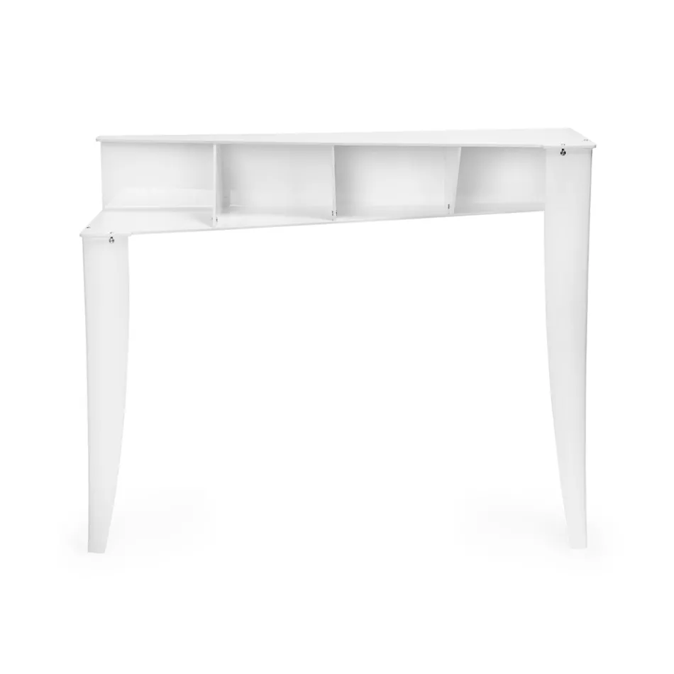 Console Fixe avec 4 Compartiments de Rangement d'Objets en PMMA Made in Italy - Aladdin Viadurini