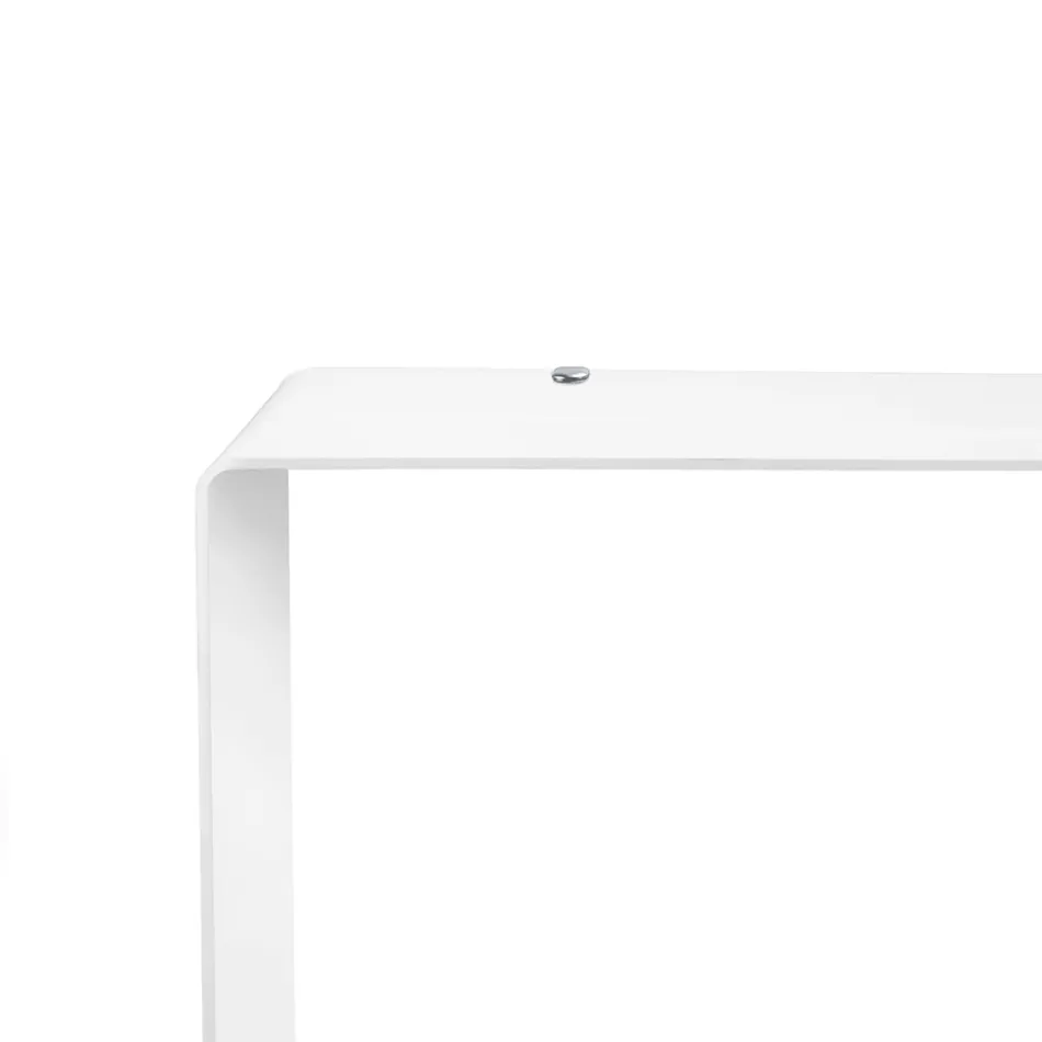Console Fixe en Plexiglas Blanc ou Fumé Made in Italy - Genio Viadurini