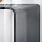Console Fixe en Plexiglas Blanc ou Fumé Made in Italy - Genio Viadurini