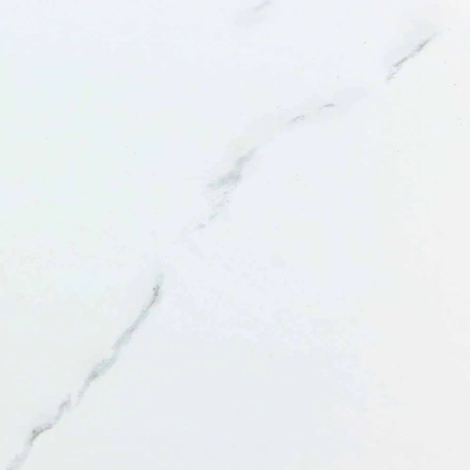 Console en acier avec plateau en céramique et verre Design moderne - Cubebe Viadurini