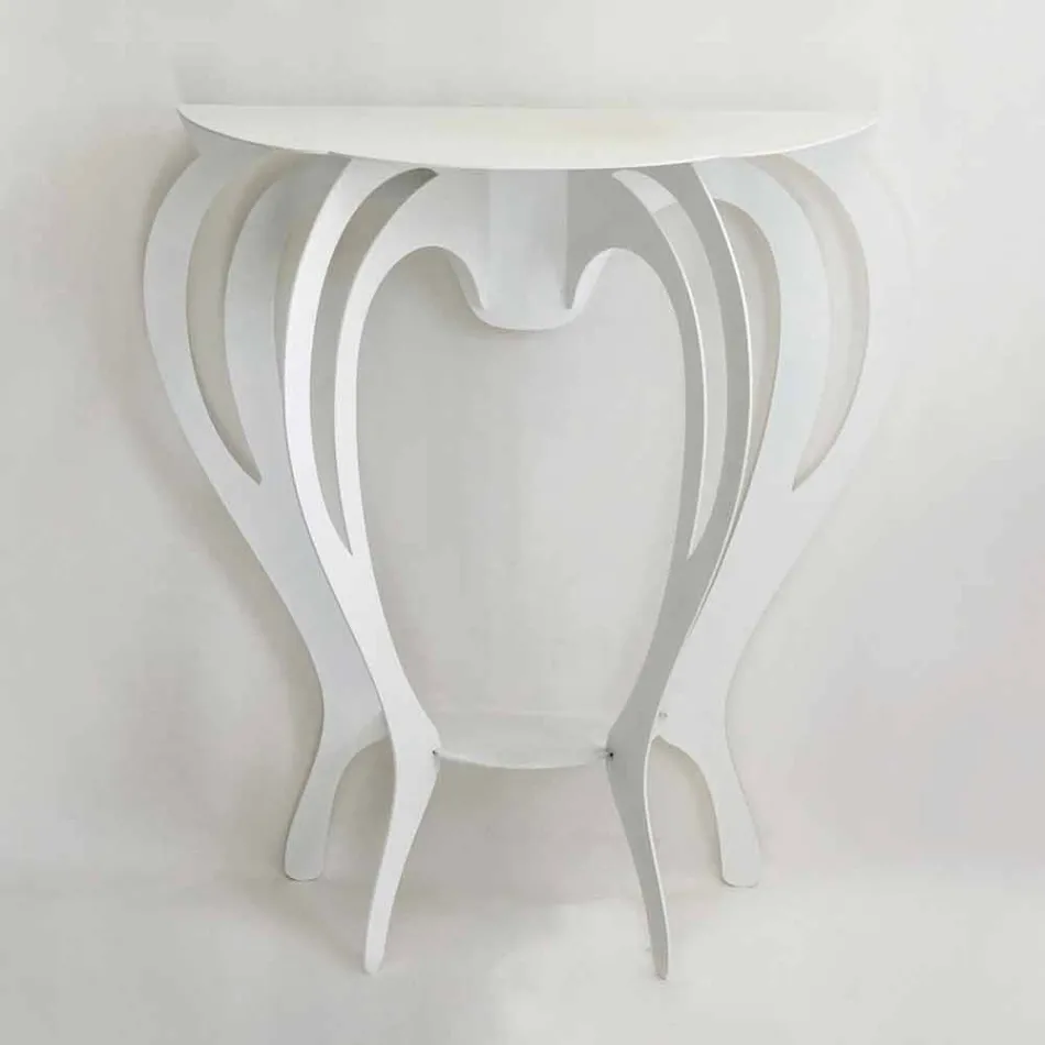 Console en fer coloré de conception moderne Made in Italy - Barbata Viadurini