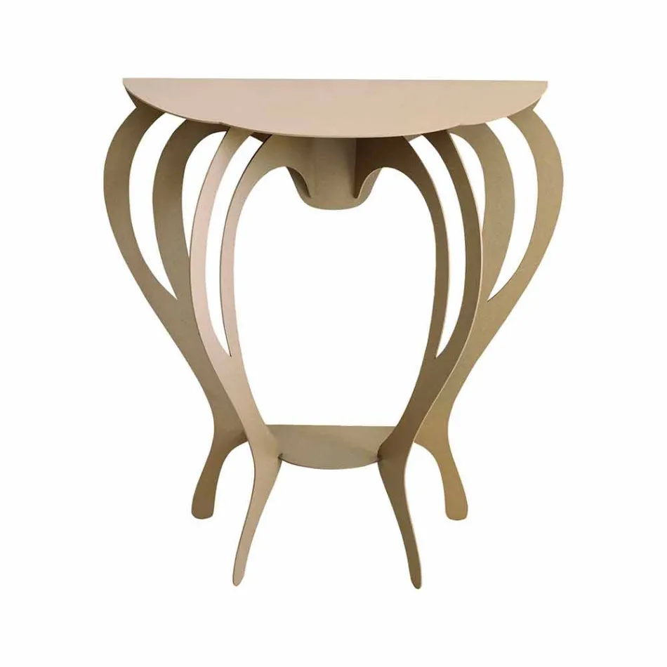 Console en fer coloré de conception moderne Made in Italy - Barbata Viadurini