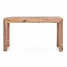 Console en bois d'orme recyclé avec dessus design Homemotion - Galanga Viadurini