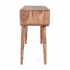 Console en bois de sheesham avec deux tiroirs Design de luxe Homemotion - Fregene Viadurini