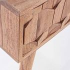 Console en bois de sheesham avec deux tiroirs Design de luxe Homemotion - Fregene Viadurini