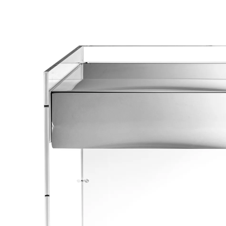Console en plexiglas, disponible en trois finitions, fabriquée en Italie - Fedra Viadurini