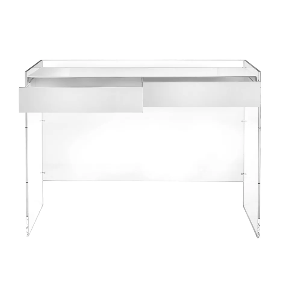Console en plexiglas disponible en trois finitions, fabriquée en Italie - Fedra Viadurini