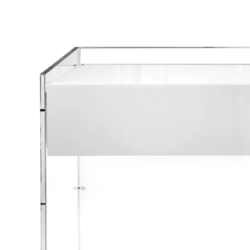 Console en plexiglas, disponible en trois finitions, fabriquée en Italie - Fedra Viadurini