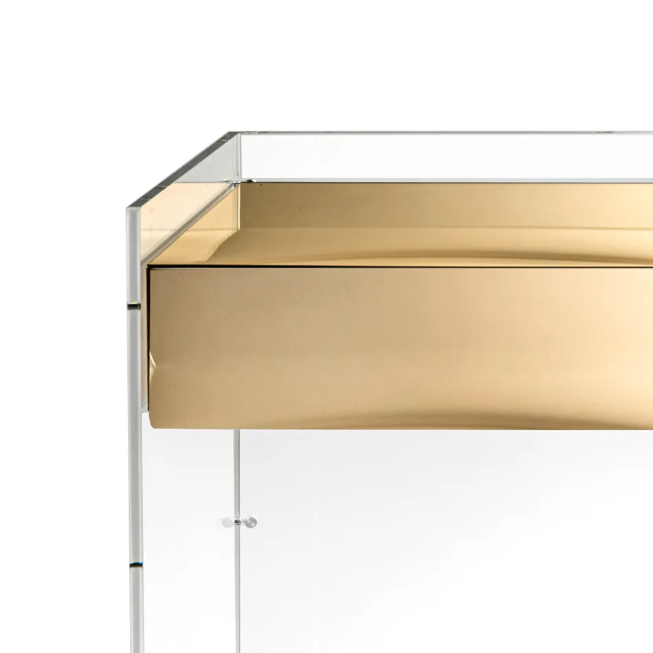 Console en plexiglas, disponible en trois finitions, fabriquée en Italie - Fedra Viadurini