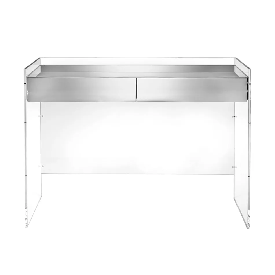 Console en plexiglas, disponible en trois finitions, fabriquée en Italie - Fedra Viadurini