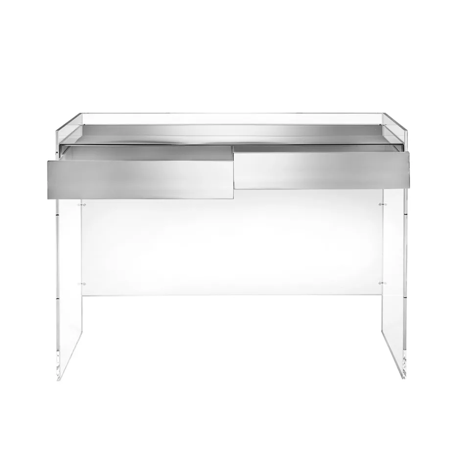 Console en plexiglas, disponible en trois finitions, fabriquée en Italie - Fedra Viadurini