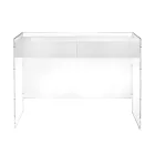 Console en plexiglas, disponible en trois finitions, fabriquée en Italie - Fedra Viadurini