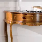 Console d'entrée classique en bois avec 1 tiroir Made in Italy - Leonor Viadurini
