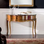 Console d'entrée classique en bois avec 1 tiroir Made in Italy - Leonor Viadurini