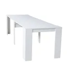 Console extensible moderne 296 cm en bois mélaminé fabriquée en Italie - Ariella Viadurini