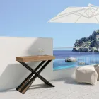 Console moderne extensible jusqu'à 300 cm avec cadre anthracite fabriquée en Italie - Avventura Viadurini