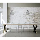 Console moderne extensible jusqu'à 300 cm avec cadre anthracite fabriquée en Italie - Avventura Viadurini