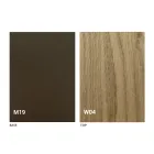 Console de table extensible moderne en bois de chêne et métal fabriqué en Italie - Nappo Viadurini