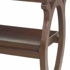 console moderne avec plateau Walter veste en cuir marron Viadurini