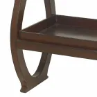 console moderne avec plateau Walter veste en cuir marron Viadurini